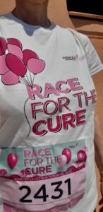La t-shirt Race for the cure